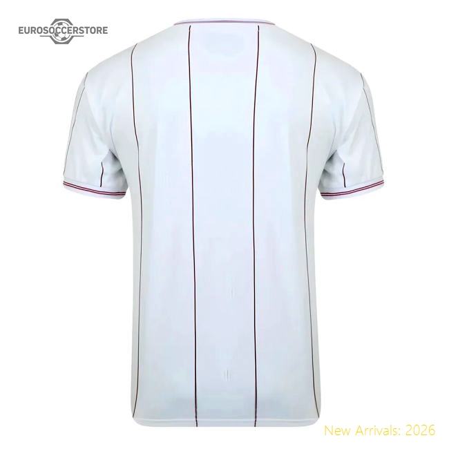 Score Draw Aston Villa 1982 Euro Final Retro Football Shirt-Football Jersey Hub