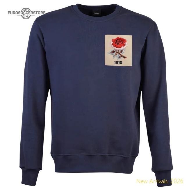 England Rose 1910 Navy Sweatshirt-Football Jersey Hub