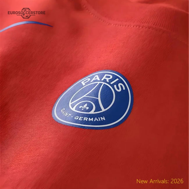2025-2026 PSG T90 Remix T-Shirt (Red) - Kids-Football Jersey Hub