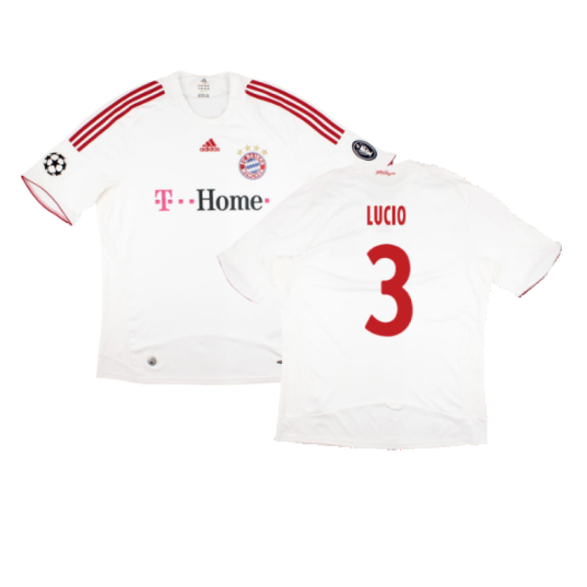 Bayern Munich 2008-09 Third Shirt ((Very Good) XXL) (Lucio 3)-Football Jersey Hub