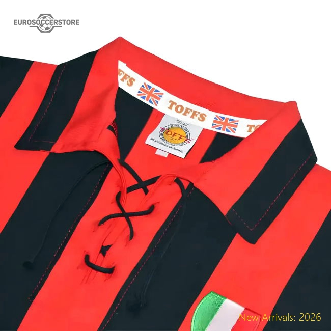 A C Milan 1950s Retro Football Shirt-Football Jersey Hub