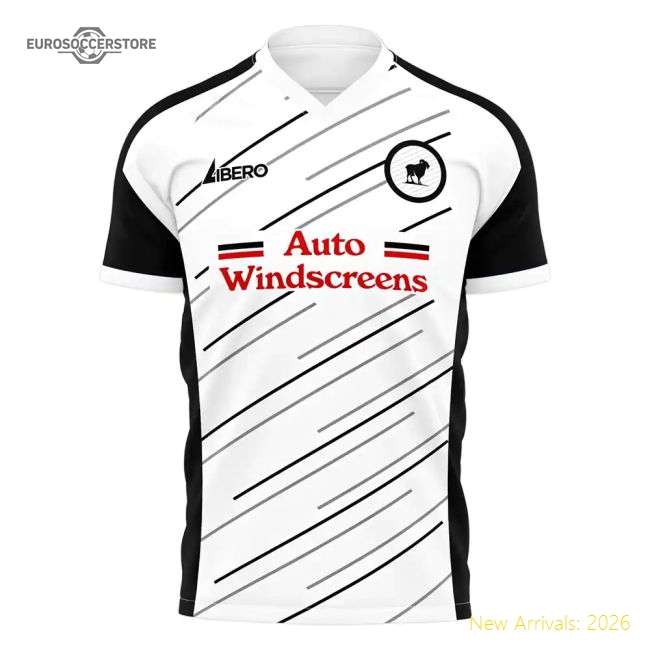 Derby 2025-2026 Home Concept Football Kit (Libero) - Womens-Football Jersey Hub