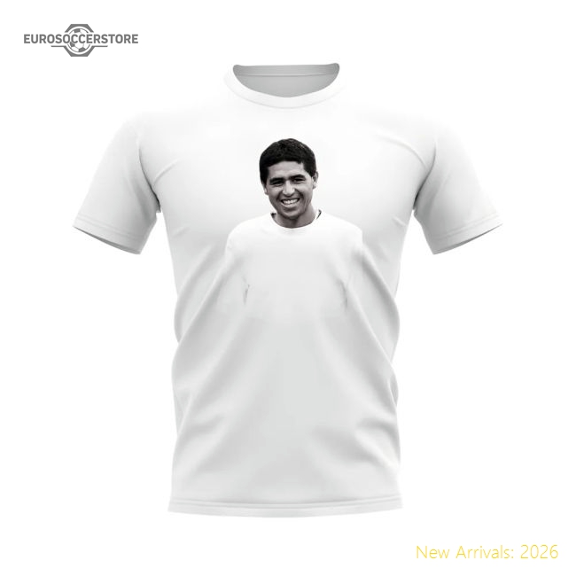Juan Roman Riquelme Legend T-Shirt (White)-Football Jersey Hub