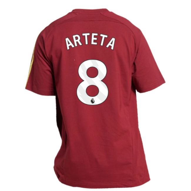 2025-2026 Arsenal UBP Tee (Noble Maroon) (Arteta 8)-Football Jersey Hub