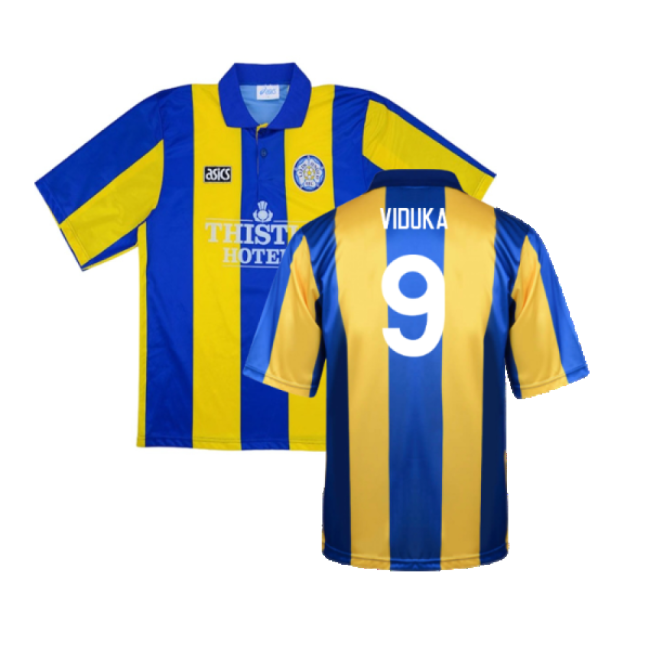 Leeds United 1993-1994 Away Shirt (XL) (Very Good) (VIDUKA 9)-Football Jersey Hub