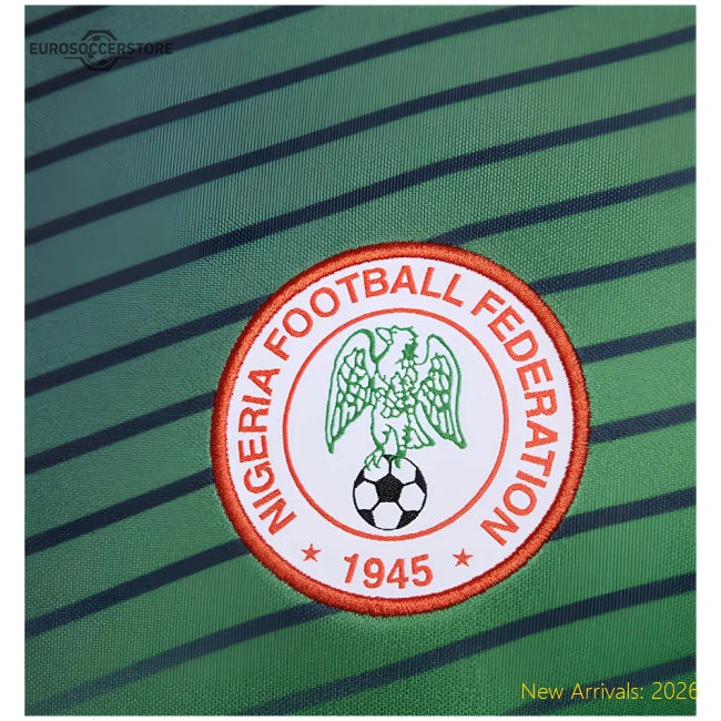 2024-2025 Nigeria Pre-Match Training Shirt (Cool Grey)-Football Jersey Hub