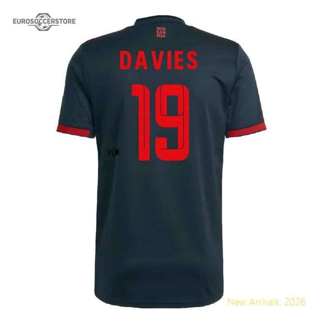2022-2023 Bayern Munich Third Shirt (DAVIES 19)-Football Jersey Hub