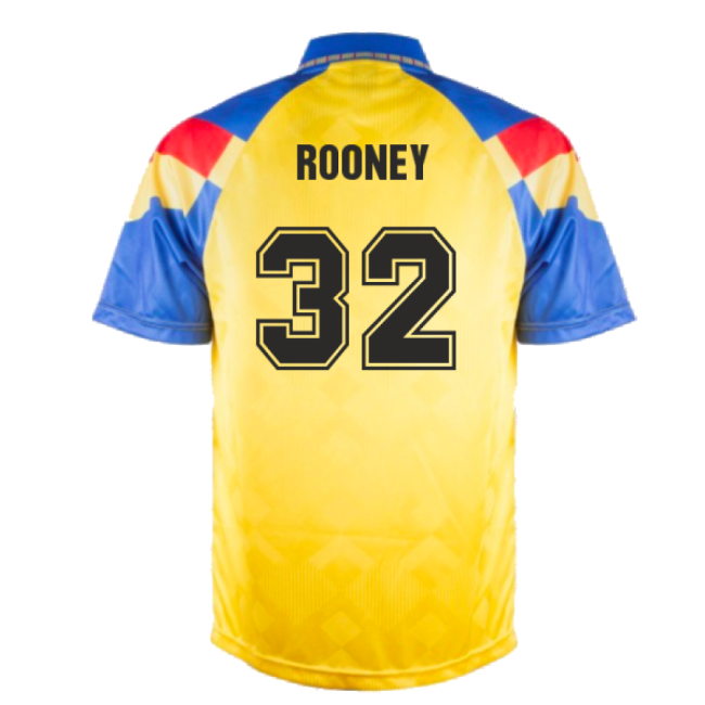 Derby County 1992 Away Umbro Shirt (Rooney 32)-Football Jersey Hub