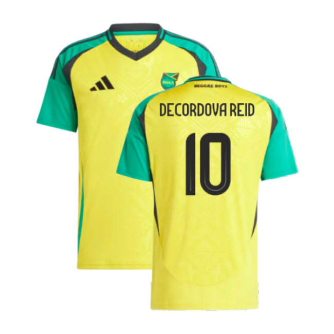 2024-2025 Jamaica Home Shirt (Decordova Reid 10)-Football Jersey Hub