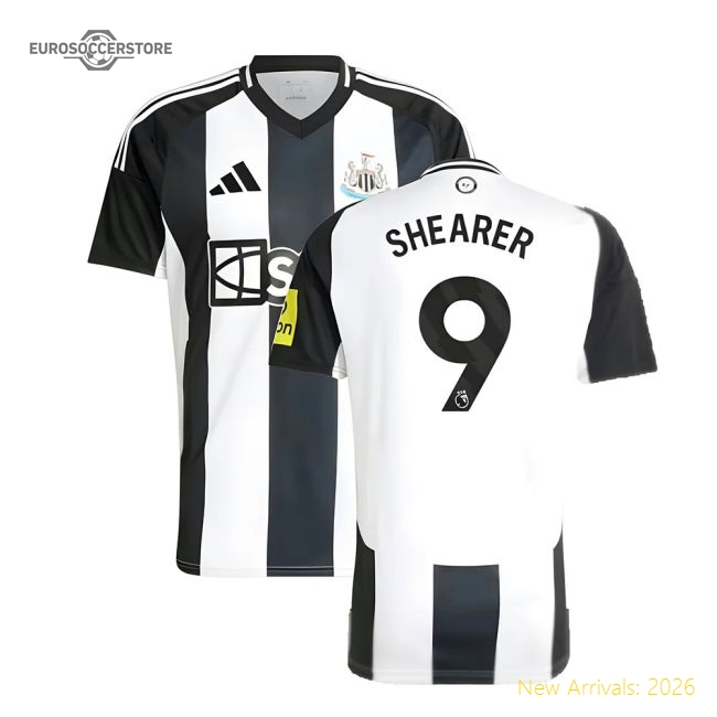2024-2025 Newcastle Home Shirt (Shearer 9)-Football Jersey Hub