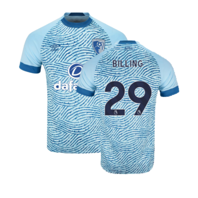 2023-2024 Bournemouth Away Shirt (BILLING 29)-Football Jersey Hub
