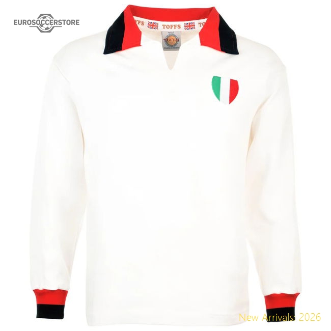 AC Milan 1963 European Cup Final Retro Football Shirt (PIRLO 21)-Football Jersey Hub