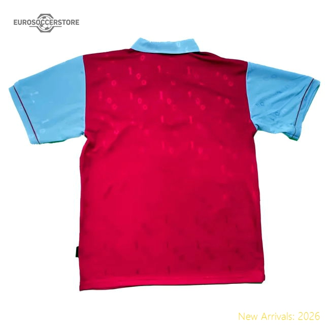 1995-1996 West Ham Centenary Pony Home Shirt-Football Jersey Hub