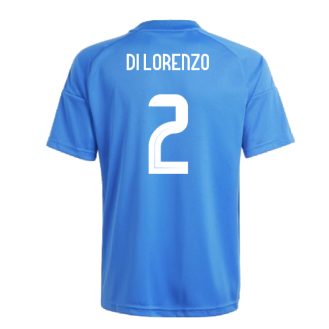 2024-2025 Italy Home Fan Jersey (Kids) (DI LORENZO 2)-Football Jersey Hub