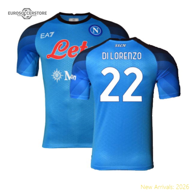Napoli 2022-23 Player Issue Home Shirt (3XL) (Di Lorenzo 22) (Excellent)-Football Jersey Hub