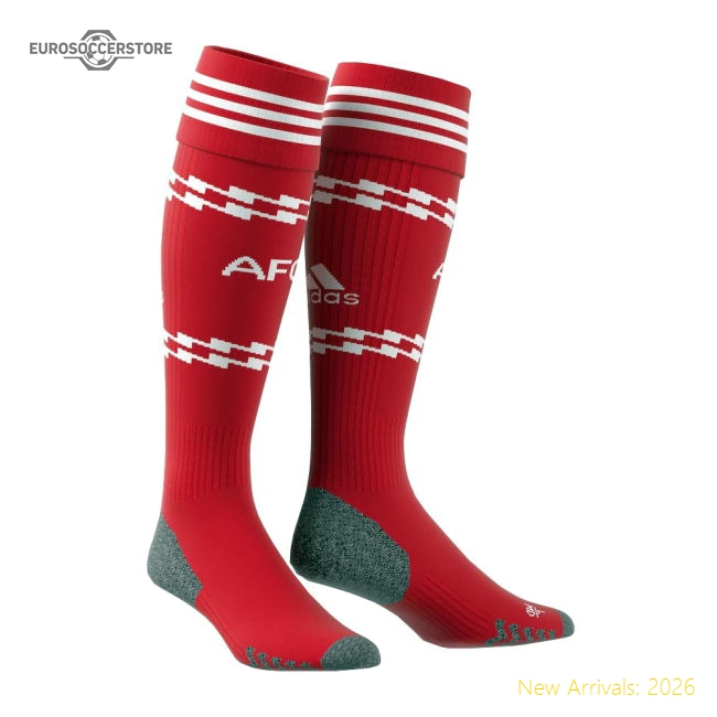 2022-2023 Arsenal Home Socks (Red)-Football Jersey Hub