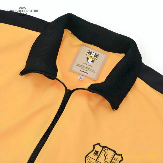 Cambridge United Retro Track Top-Football Jersey Hub