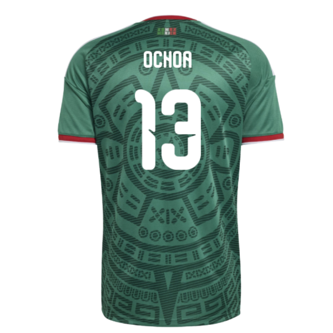 2026-2027 Mexico Home Shirt (Ochoa 13)-Football Jersey Hub