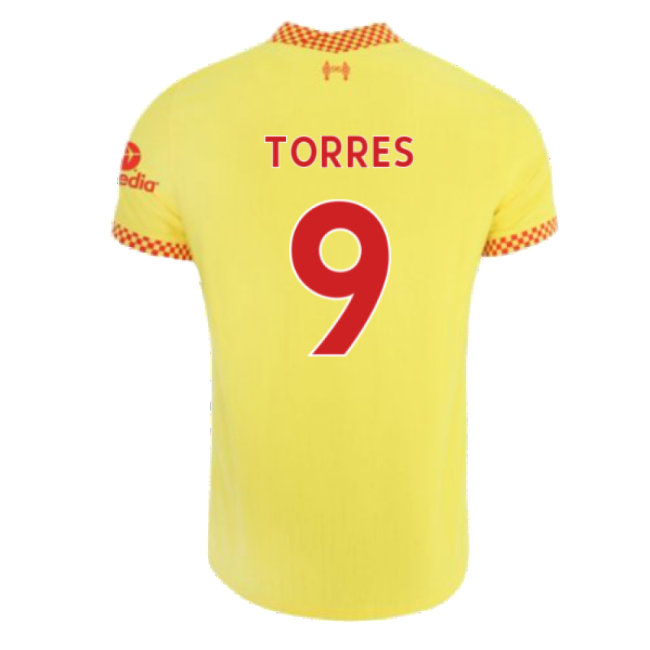 Liverpool 2021-2022 3rd Shirt (Kids) (TORRES 9)-Football Jersey Hub