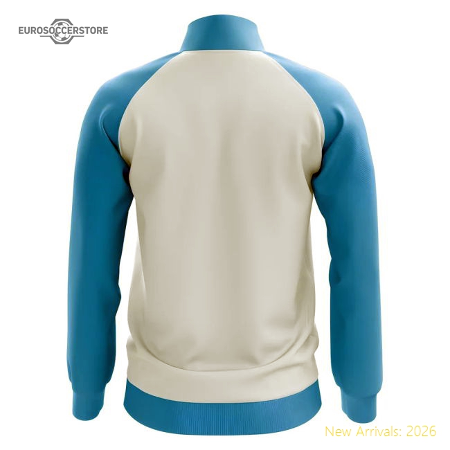 Racing Club Concept Football Track Jacket (White)-Football Jersey Hub
