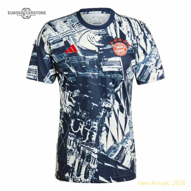 2023-2024 Bayern Munich Pre-Match Shirt (Off White)-Football Jersey Hub
