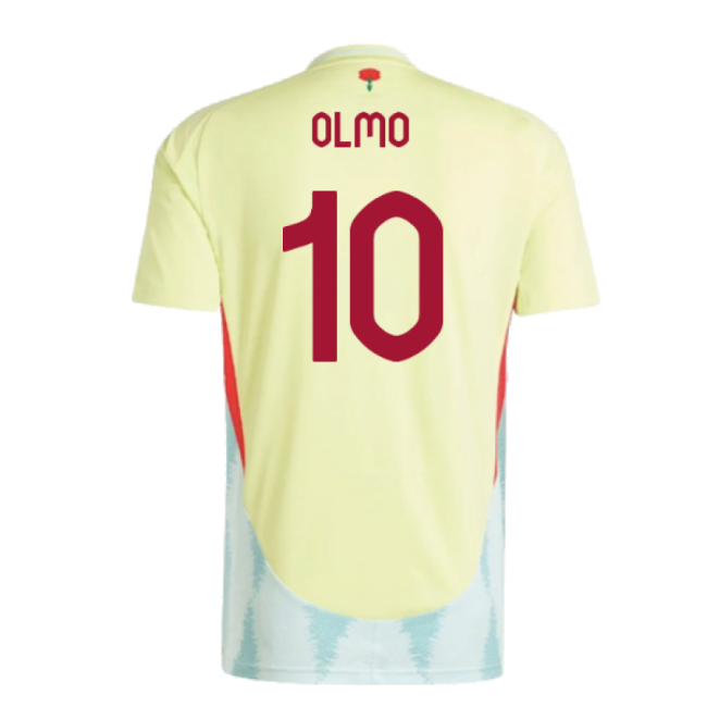 2024-2025 Spain Away Shirt (Olmo 10)-Football Jersey Hub