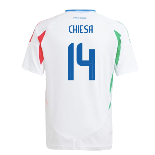 2024-2025 Italy Away Shirt (Kids) (CHIESA 14)-Football Jersey Hub
