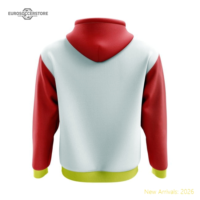 South Ossetia Concept Country Football Hoody (White)-Football Jersey Hub