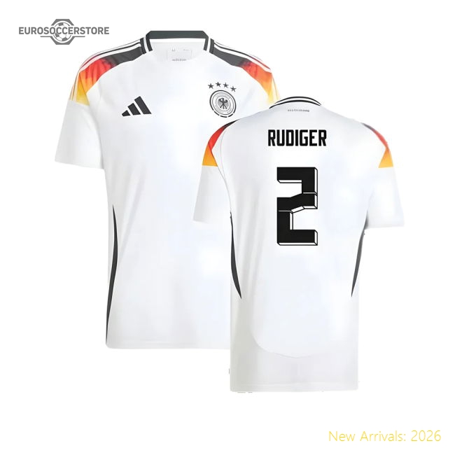 2024-2025 Germany Home Shirt (Rudiger 2)-Football Jersey Hub