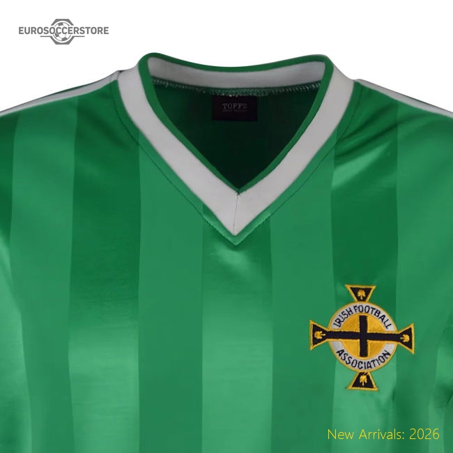 Northern Ireland 1984 Polyester Retro Football Shirt-Football Jersey Hub