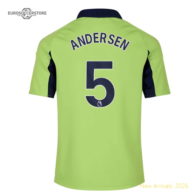 2025-2026 Fulham Away Shirt - Kids (Andersen 5)-Football Jersey Hub