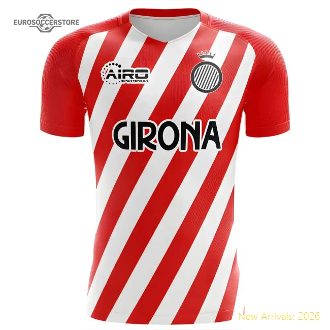 2025-2026 Girona Home Concept Football Shirt - Womens-Football Jersey Hub