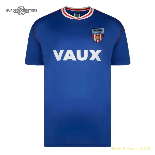 Score Draw Sunderland 1990 Away Football Shirt-Football Jersey Hub