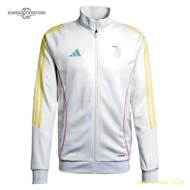 2025-2026 Juventus Tracksuit (White)-Football Jersey Hub