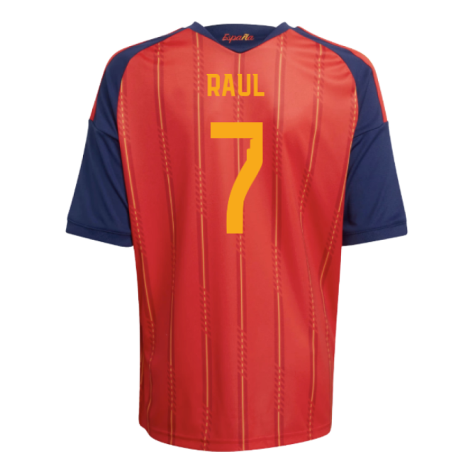 2026-2027 Spain Home Shirt (Kids) (Raul 7)-Football Jersey Hub
