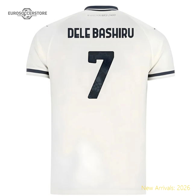 2025-2026 Lazio Away Shirt - Kids (Dele Bashiru 7)-Football Jersey Hub