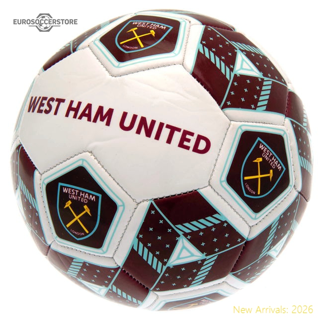 West Ham United FC Hex Size 3 Football-Football Jersey Hub