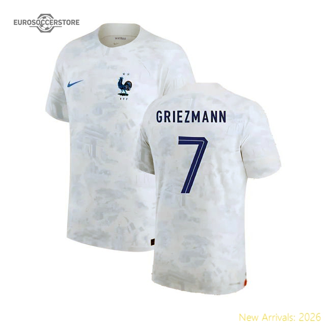2022-2023 France Match ADV Dri-Fit Away Shirt (Griezmann 7)-Football Jersey Hub