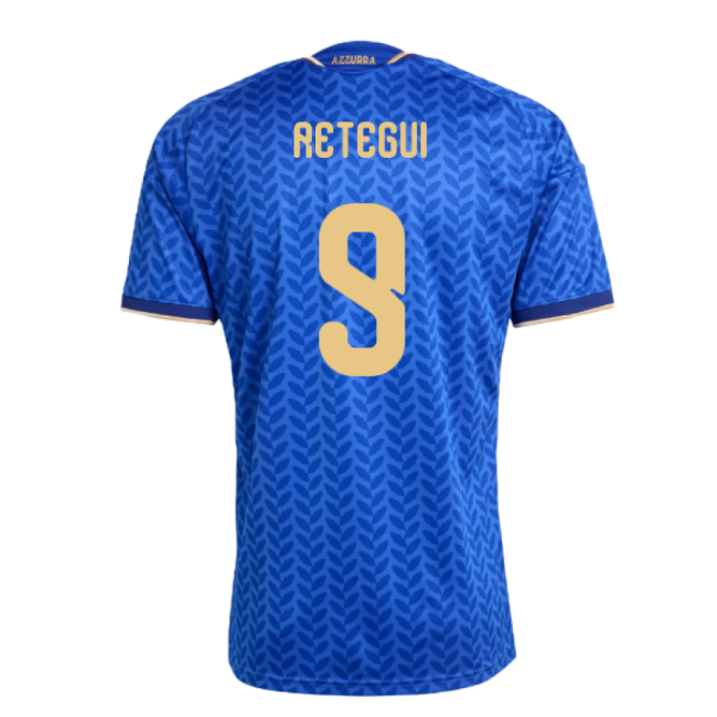2026-2027 Italy Home Shirt (Retegui 9)-Football Jersey Hub