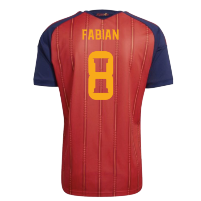 2026-2027 Spain Home Youth Kit (Fabian 8)-Football Jersey Hub