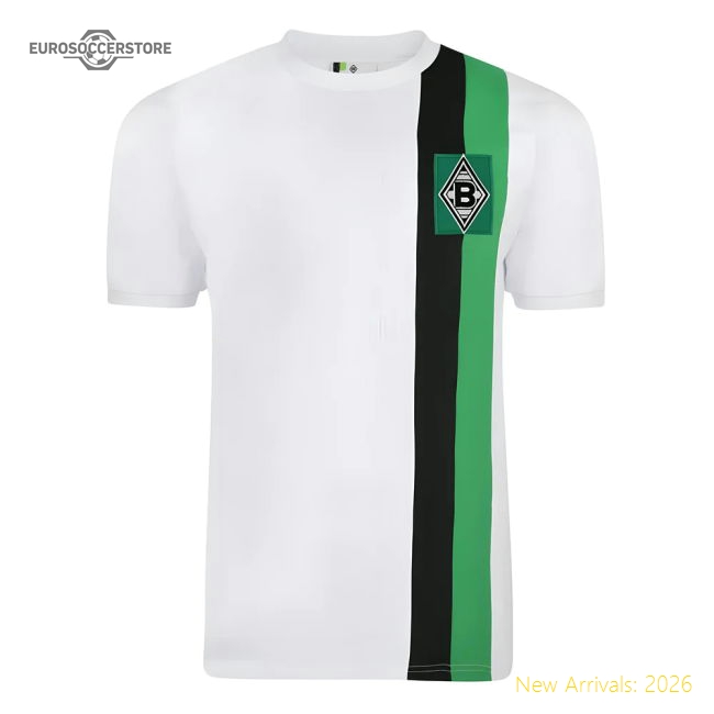 Score Draw Borussia Moenchengladbach 1972 Retro Football Shirt-Football Jersey Hub