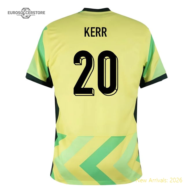 2025-2026 Australia Home Shirt (Kerr 20)-Football Jersey Hub