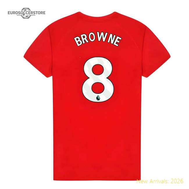 Sunderland Poly T-Shirt (Red) - Kids (Browne 8)-Football Jersey Hub