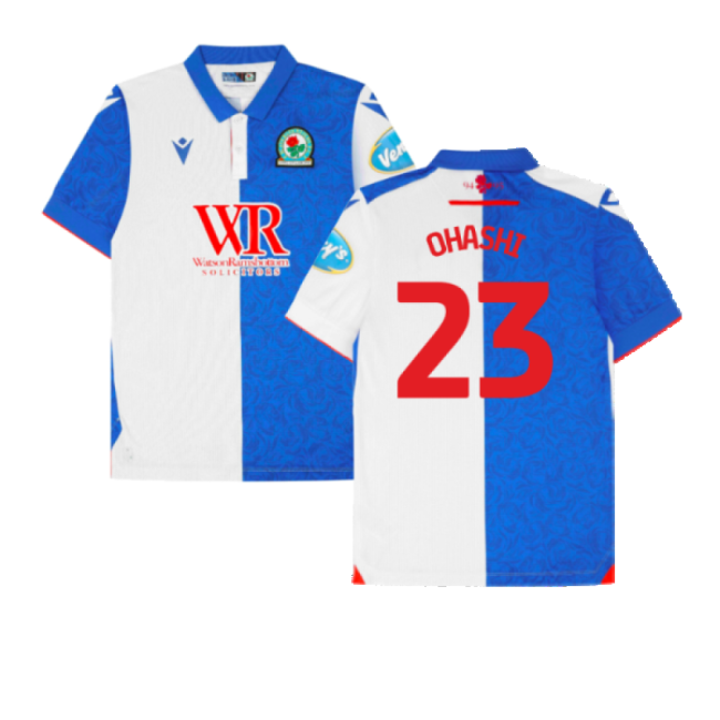 2024-2025 Blackburn Rovers Home Shirt (Ohashi 23)-Football Jersey Hub