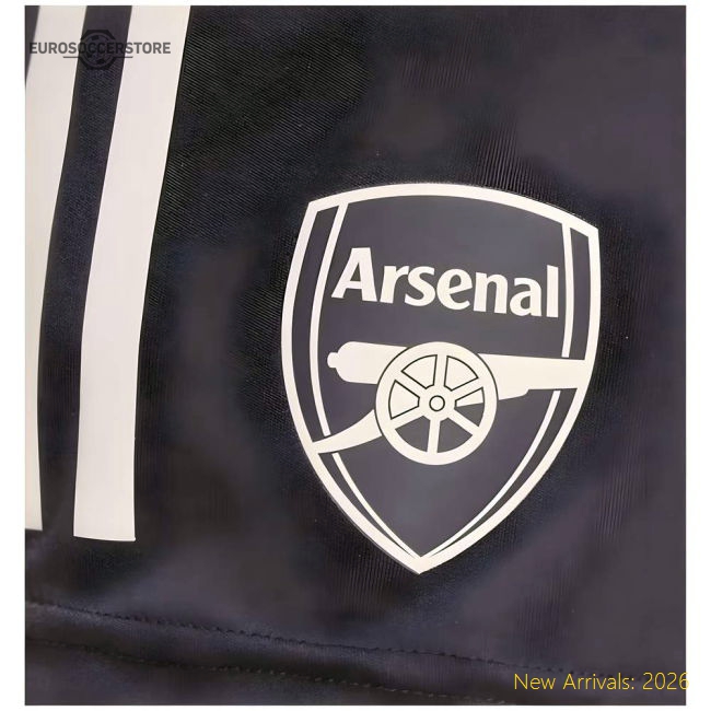 2024-2025 Arsenal Training Shorts (Aurora Black)-Football Jersey Hub