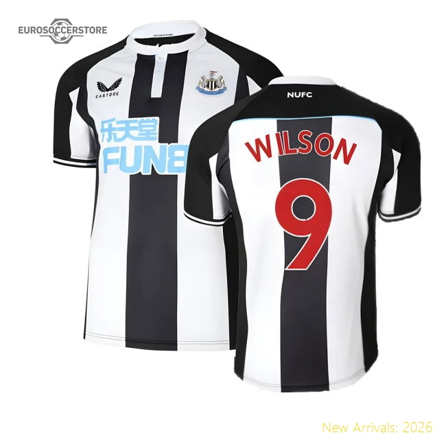 2021-2022 Newcastle United Home Shirt (WILSON 9)-Football Jersey Hub
