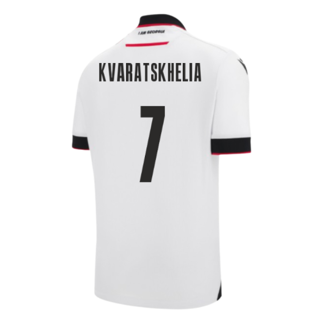 2025-2026 Georgia Home Shirt (Kvaratskhelia 7)-Football Jersey Hub