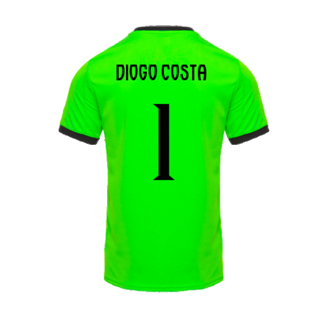 2025-2026 Portugal Home Goalkeeper Shirt (Green) (Diogo Costa 1)-Football Jersey Hub