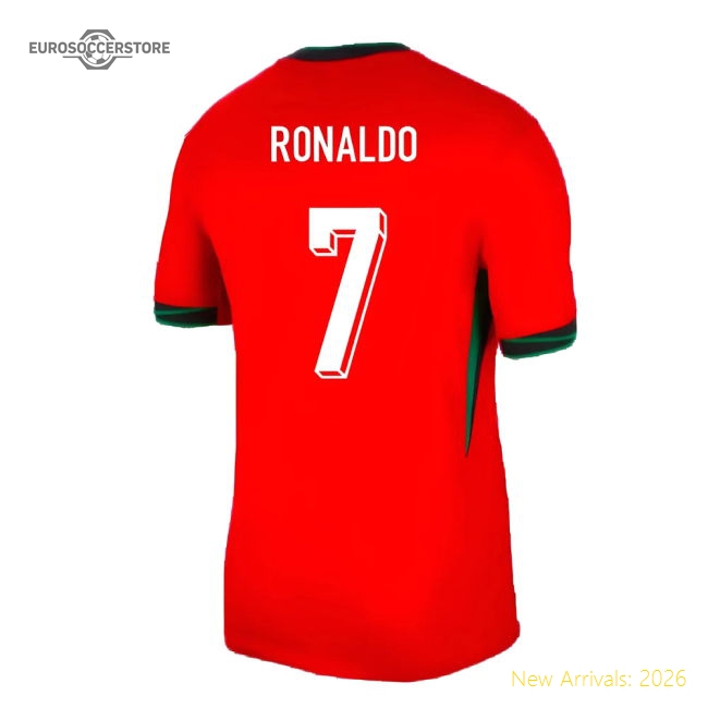 2024-2025 Portugal Home Shirt (Ronaldo 7)-Football Jersey Hub