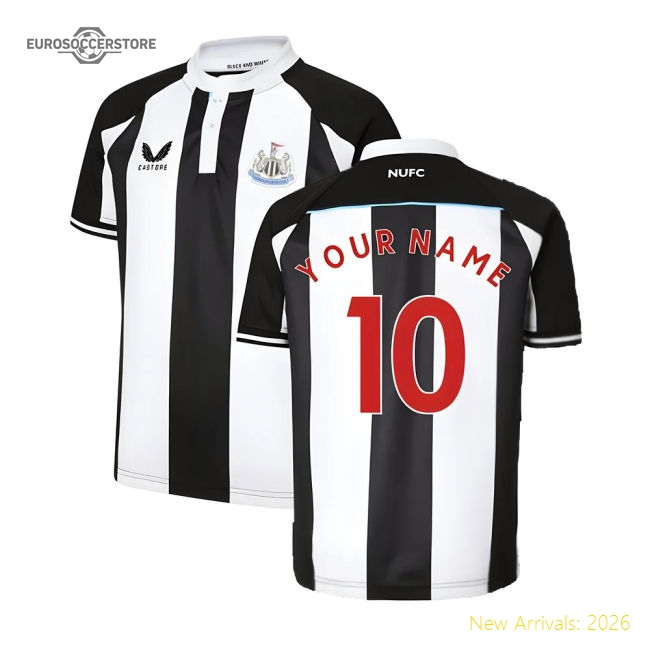 2021-2022 Newcastle United Home Shirt (Kids) (Your Name)-Football Jersey Hub